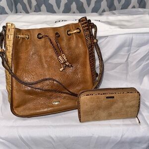 Brahmin bag with matching wallet
